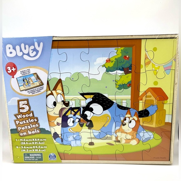 Disney Bluey Wood Puzzle - Picture 1 of 4